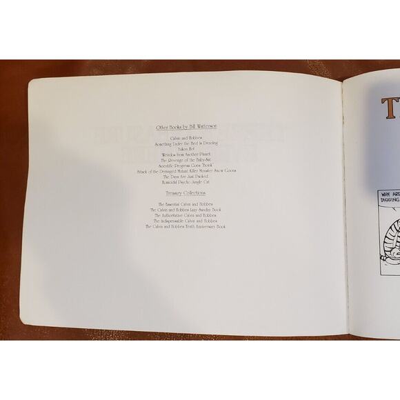 A Calvin and Hobbes Collection Book "There's Treasure Everywhere" Paperback - Picture 4 of 12